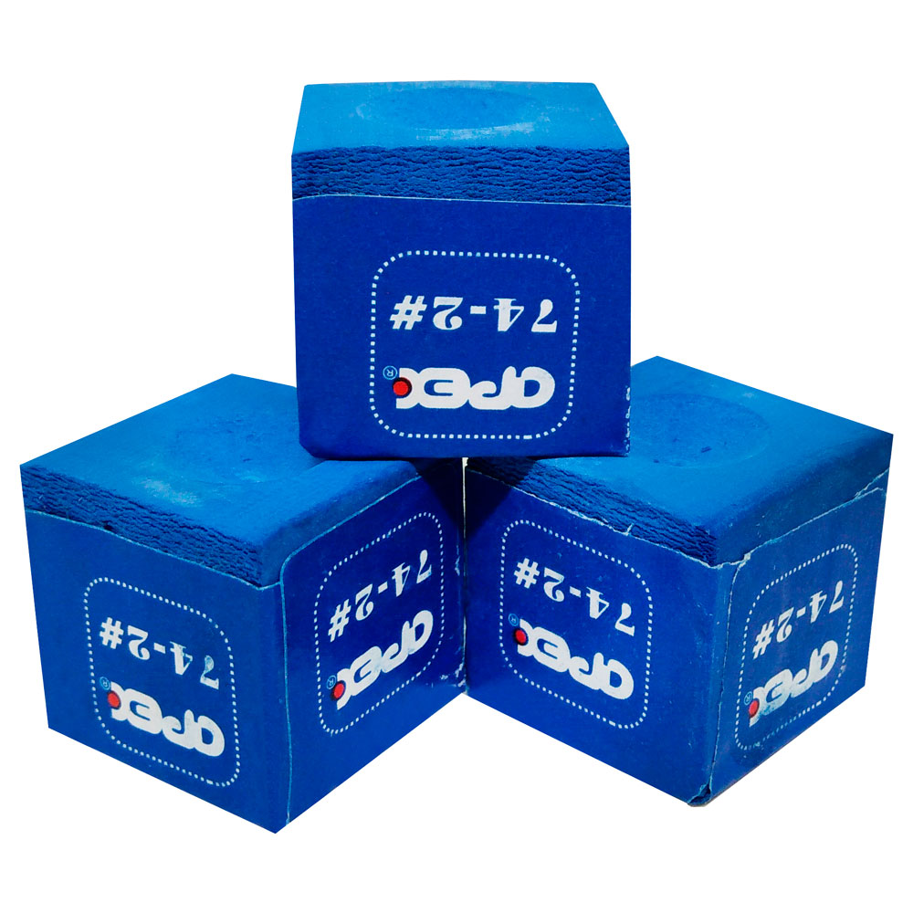KENANLAN Cubos de giz de bilhar profissionais para bilhar acessórios de  mesa de bilhar para jogos em casa 12 pacotes em azul : :  Papelaria e Escritório
